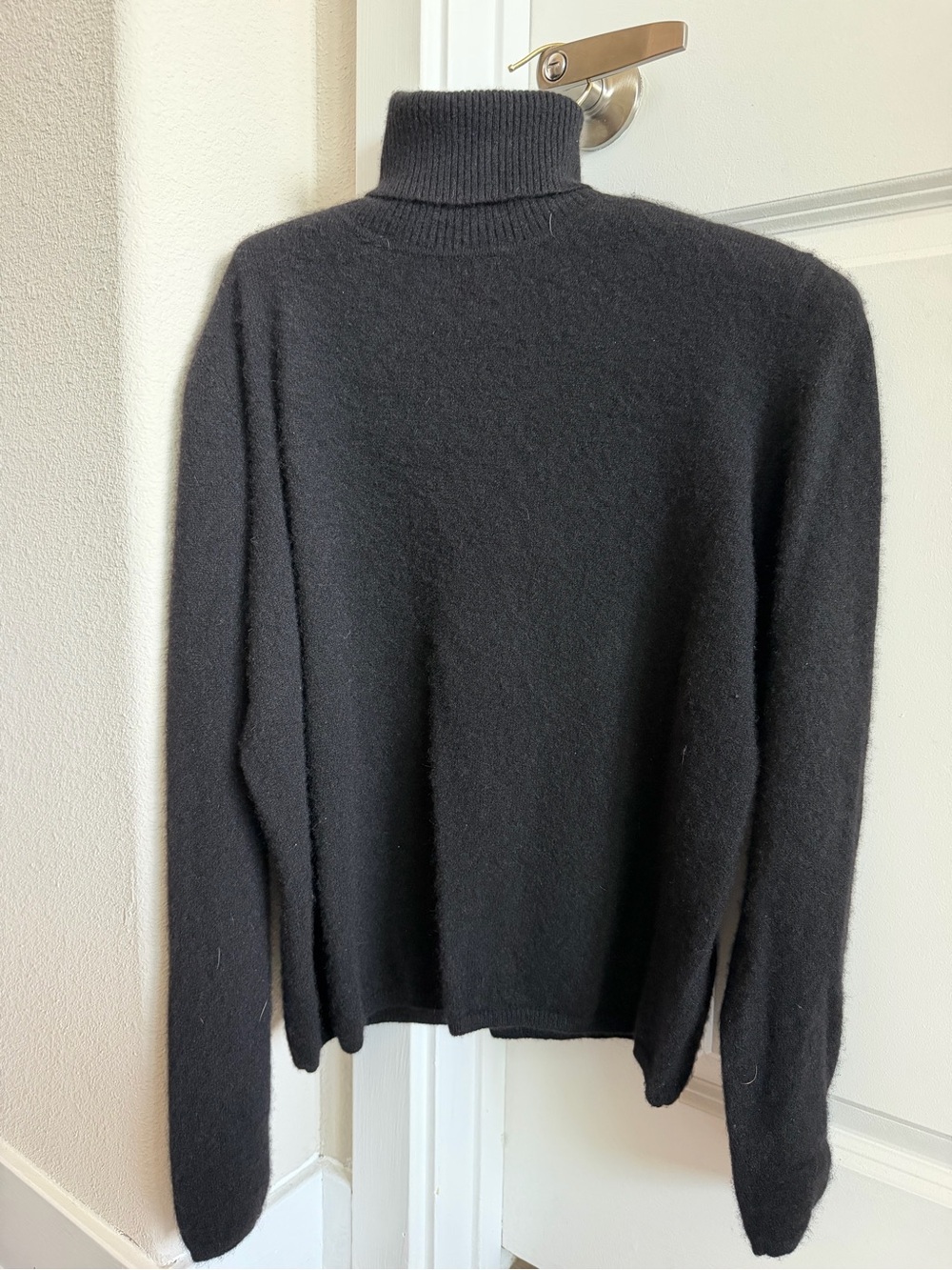 Classic Black Turtleneck Sweater
